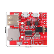 Modulo di decodifica MP3 Bluetooth 4.1 Scheda ricevitore audio Scheda amplificatore altoparlante auto lossless Scheda circuito modificato, Bluetooth 4.1 MP3 Decoding Module (With RC Red)