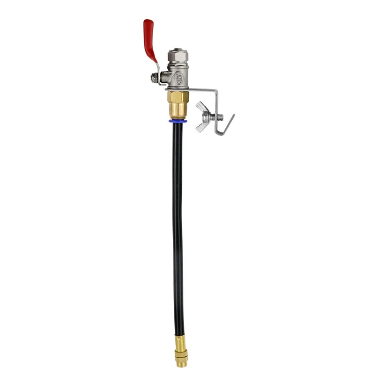 Smerigliatrice angolare Macchina per il taglio del marmo Dispositivo di riempimento/spruzzatura dell'acqua Raffreddamento Spolveratura Ugello di spruzzatura della polvere, 1 Snap Spout + Waterproof Tape, 1 Snap Aluminum Tube Spout-Longer, Bamboo Tube  ...