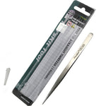 ProsKit 1PK-105T Pinzetta antimagnetica in acciaio inossidabile di precisione con punta dritta da 140 mm