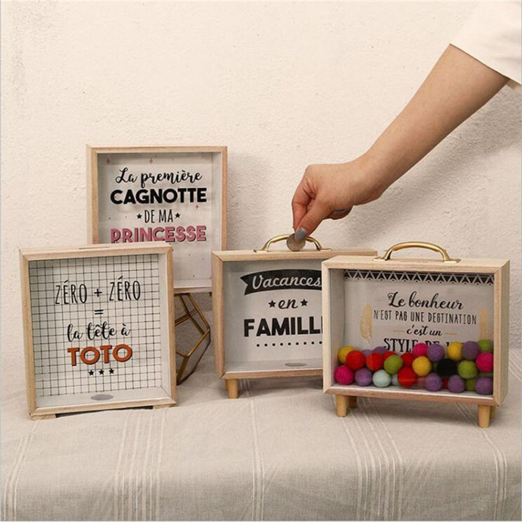 Scatola in legno per decorazione e stoccaggio 22x9x24 cm