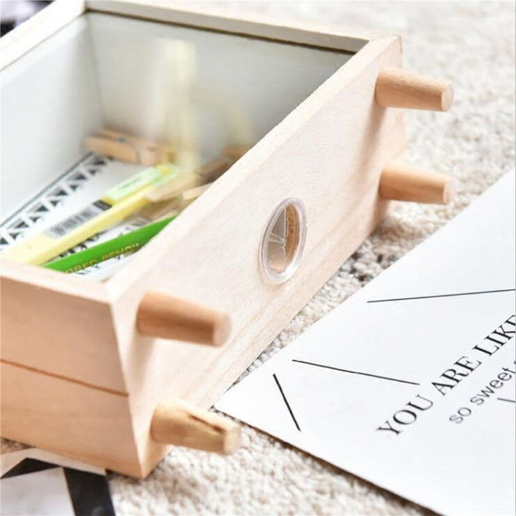 Scatola in legno per decorazione e stoccaggio 22x9x24 cm