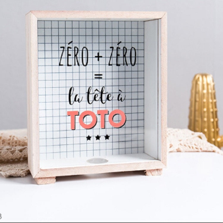 Scatola in legno per decorazione e stoccaggio 22x9x24 cm
