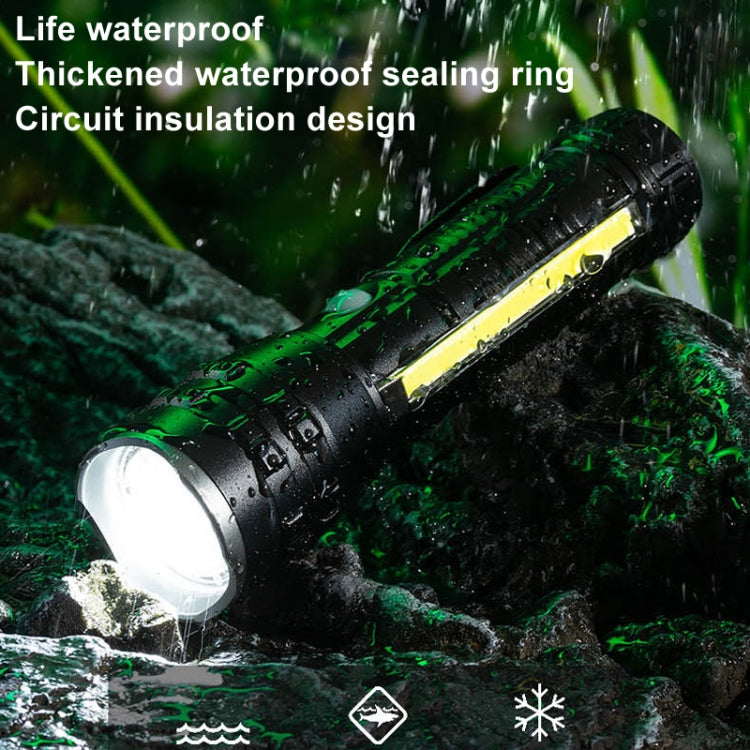 E-SMARTER P27 Penna Clip Torcia Elettrica Luce Forte Laser Wick Luce Laterale Alta Luminosità Torcia Elettrica Emergenza Avventura Esterna, P27