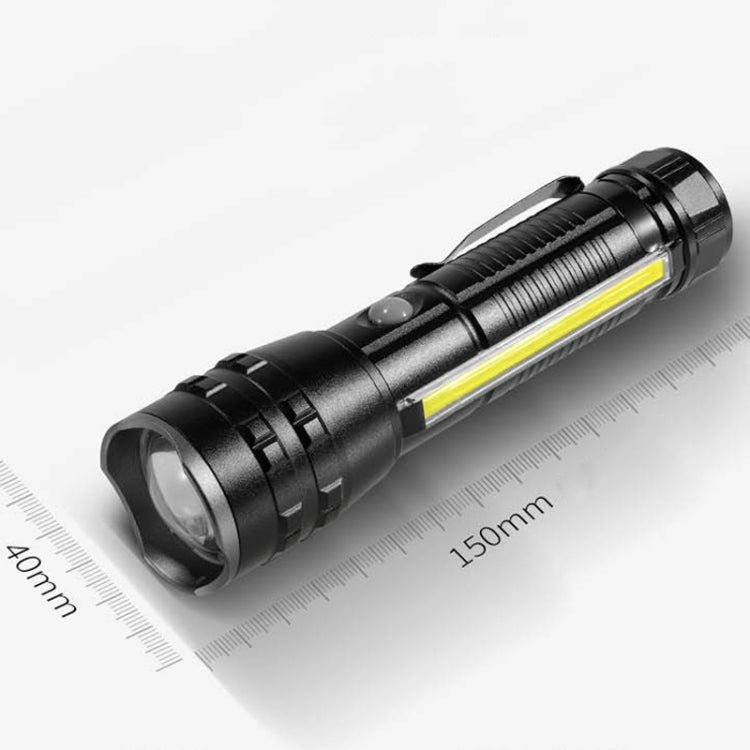 E-SMARTER P27 Penna Clip Torcia Elettrica Luce Forte Laser Wick Luce Laterale Alta Luminosità Torcia Elettrica Emergenza Avventura Esterna, P27