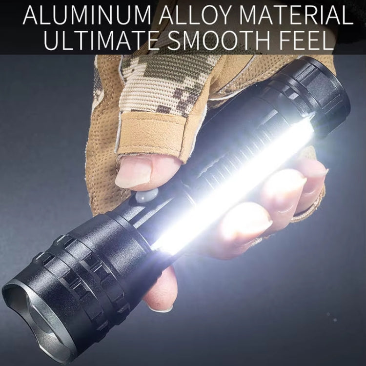 E-SMARTER P27 Penna Clip Torcia Elettrica Luce Forte Laser Wick Luce Laterale Alta Luminosità Torcia Elettrica Emergenza Avventura Esterna, P27