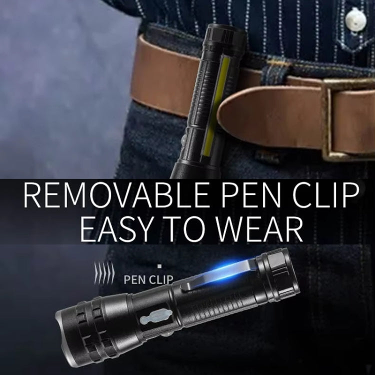 E-SMARTER P27 Penna Clip Torcia Elettrica Luce Forte Laser Wick Luce Laterale Alta Luminosità Torcia Elettrica Emergenza Avventura Esterna, P27