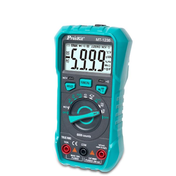 Multimetro digitale ProsKit MT-1236-C True RMS