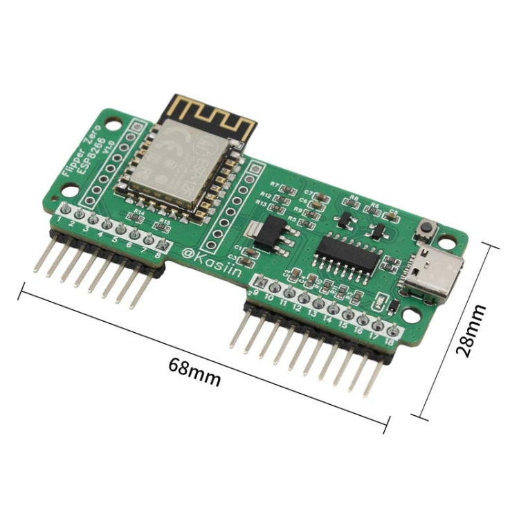 Scheda sviluppo WiFi ESP8266 per Flipper Zero AL-300