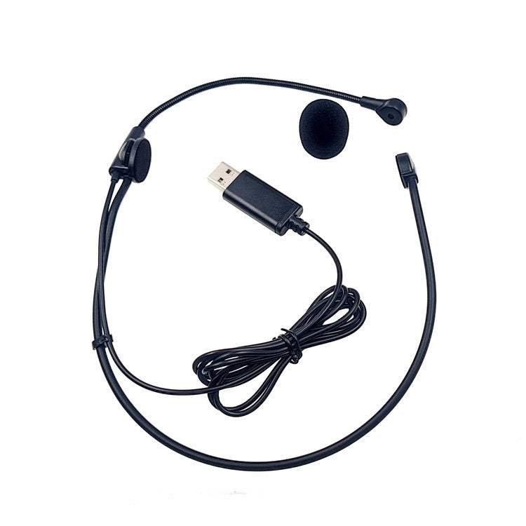 Lezione online Parla Gioco Voce Cuffia USB Microfono
