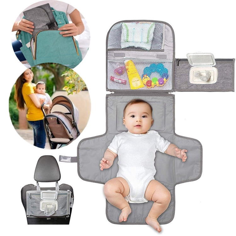 Borsa per auto per bambini multifunzionale impermeabile per cambio pannolino
