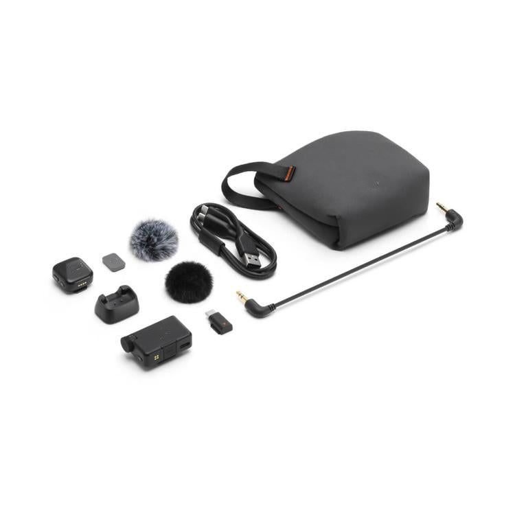 Microfono wireless DJI Mini con trasmissione stabile