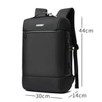 SKV B20453 Uomo Business Casual Multifunzionale Doppia Borsa a Tracolla Grande Capacità Zaino per Laptop