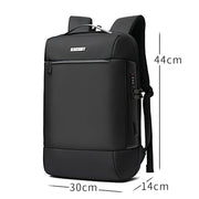 SKV B20453 Uomo Business Casual Multifunzionale Doppia Borsa a Tracolla Grande Capacità Zaino per Laptop