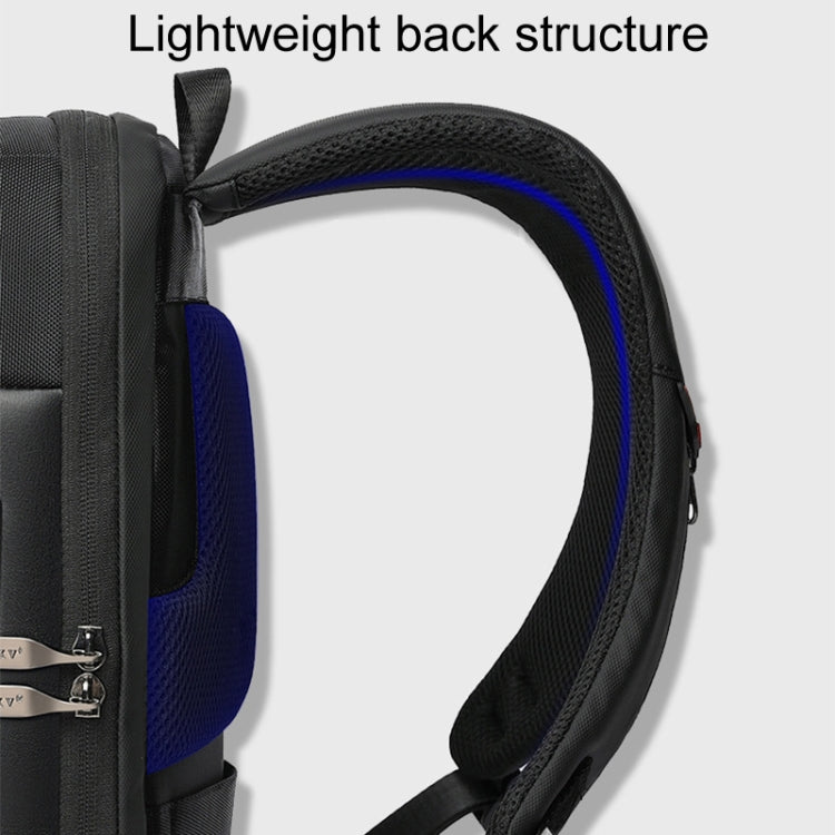 SKV B20453 Uomo Business Casual Multifunzionale Doppia Borsa a Tracolla Grande Capacità Zaino per Laptop