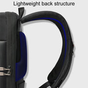 SKV B20453 Uomo Business Casual Multifunzionale Doppia Borsa a Tracolla Grande Capacità Zaino per Laptop