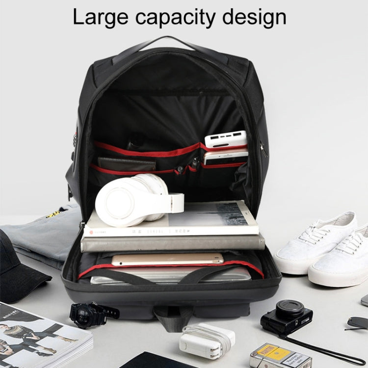 SKV B20453 Uomo Business Casual Multifunzionale Doppia Borsa a Tracolla Grande Capacità Zaino per Laptop