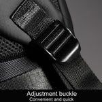 SKV B20453 Uomo Business Casual Multifunzionale Doppia Borsa a Tracolla Grande Capacità Zaino per Laptop