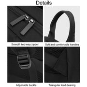 SKV B22016 Uomo Business Casual Doppia Tracolla Zaino da Viaggio per Laptop