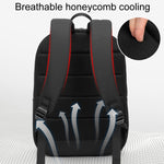 SKV B22016 Uomo Business Casual Doppia Tracolla Zaino da Viaggio per Laptop