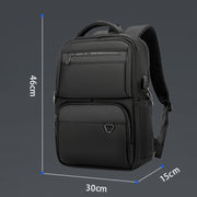 SKV B23889 Borsa per laptop da lavoro a doppia spalla di grande capacità da uomo, B23889
