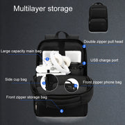 SKV B23889 Borsa per laptop da lavoro a doppia spalla di grande capacità da uomo, B23889