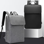 SKV BLB21282 Zaino per laptop leggero e di grande capacità, da viaggio, da lavoro, da uomo, con doppia tracolla