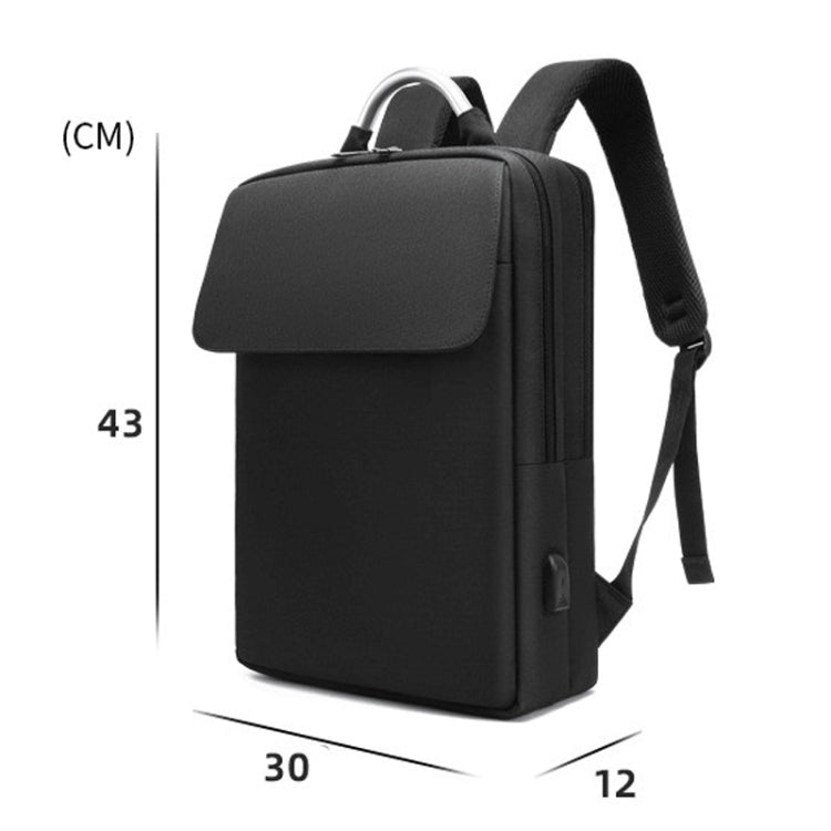 SKV BLB21282 Zaino per laptop leggero e di grande capacità, da viaggio, da lavoro, da uomo, con doppia tracolla