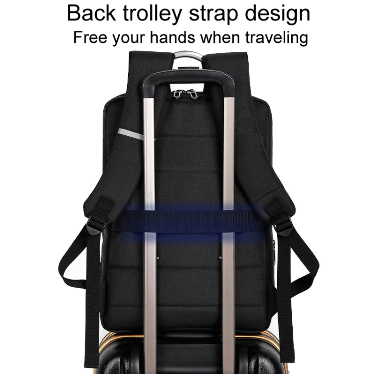 SKV BLB21282 Zaino per laptop leggero e di grande capacità, da viaggio, da lavoro, da uomo, con doppia tracolla