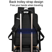 SKV BLB21282 Zaino per laptop leggero e di grande capacità, da viaggio, da lavoro, da uomo, con doppia tracolla