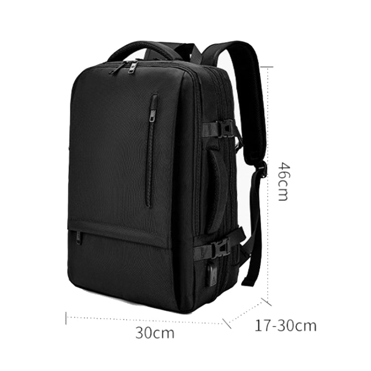 SKV BLB2006 Zaino da viaggio per uomo, a doppia spalla, grande capacità, casual, per laptop, BLB2006