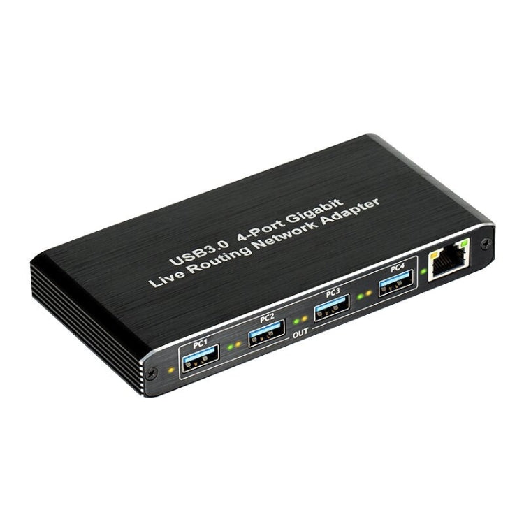 Adattatore di rete Gigabit USB3.0 a 4 porte, router Plug and Play, 4-Ports