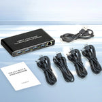 Adattatore di rete Gigabit USB3.0 a 4 porte, router Plug and Play, 4-Ports