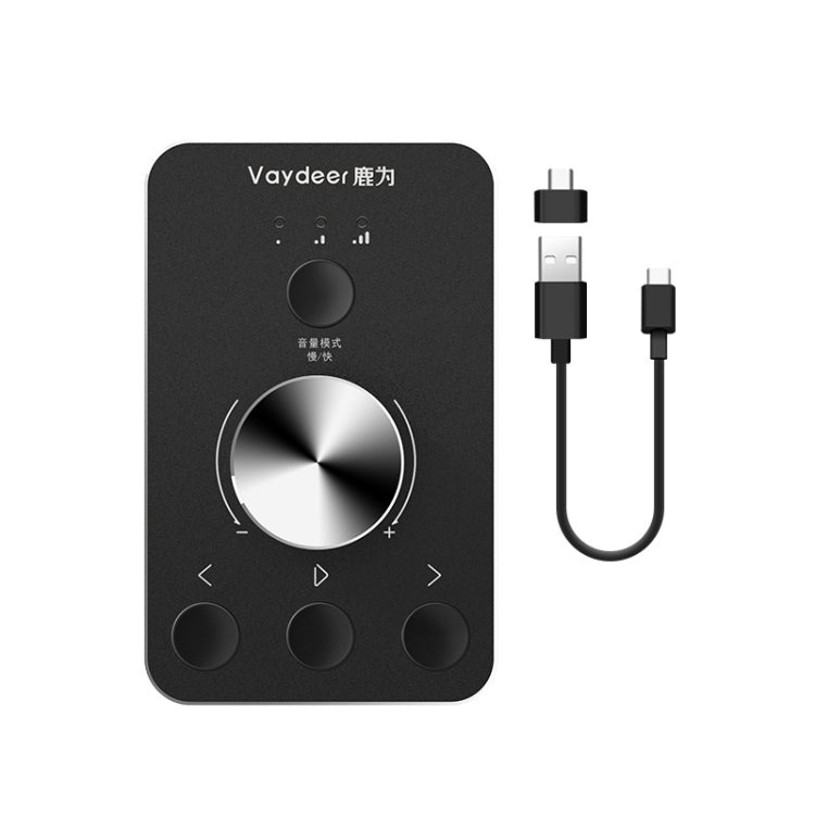 Vaydeer JP2011 USB Computer Volume Regolazione Controller Desktop Multimedia Rotary Button, JP2011