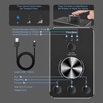 Vaydeer JP2011 USB Computer Volume Regolazione Controller Desktop Multimedia Rotary Button, JP2011