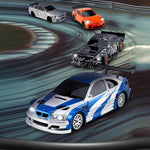 Mini 4WD Drifting in scala 1:43, auto telecomandata con ricarica, 4301 Black Mustang, 4302 Blue M3, 4303 Orange 911, 4304 Silver GTR, 4301G Black Mustang With Gyroscope, 4302G Blue M3 With Gyroscope, 4303G Orange 911 With Gyroscope                     ...