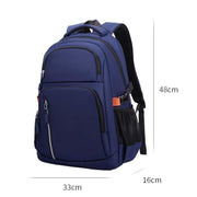 SKV B23344 Zaino da lavoro per laptop da uomo, grande capacità, borsa a tracolla doppia da viaggio all'aperto, B23344