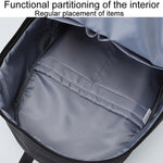 SKV SKV009 Zaino per laptop di grande capacità, borsa a tracolla doppia casual da esterno