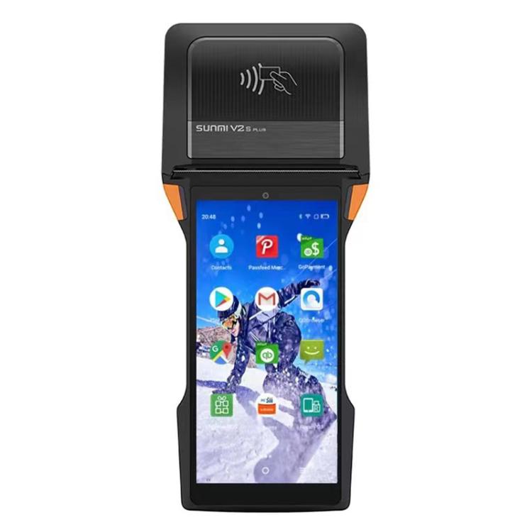 SUNMI V2s PLUS registratore di cassa portatile con stampante da 80 mm terminale mobile intelligente, 2+16G Standard, 3+32G Scanner