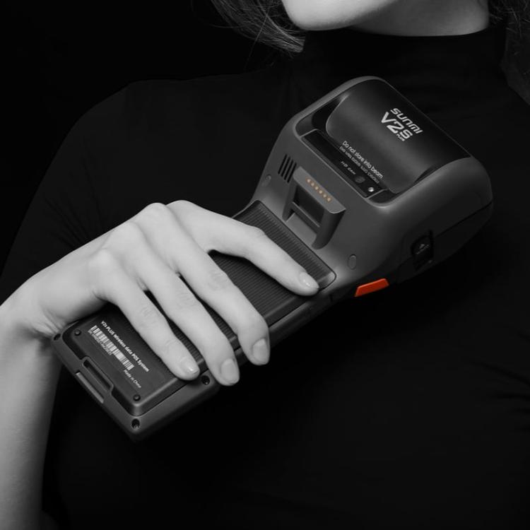 SUNMI V2s PLUS registratore di cassa portatile con stampante da 80 mm terminale mobile intelligente, 2+16G Standard, 3+32G Scanner