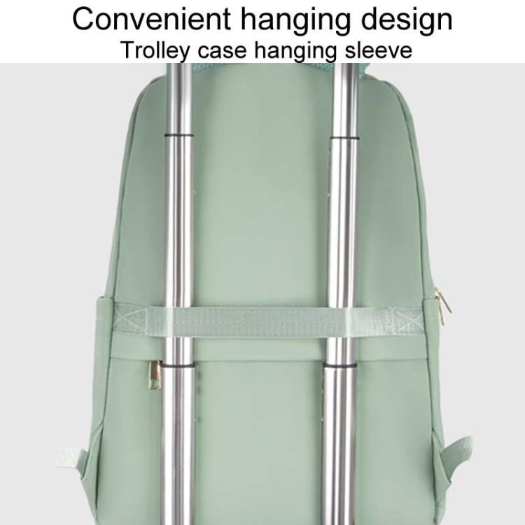 SKV B23874 Borsa per laptop casual a doppia spalla, grande capacità, resistente all'acqua, B23874
