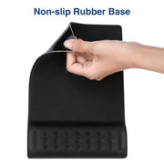 Tappetino per mouse traspirante con rimbalzo lento in memory foam rettangolare