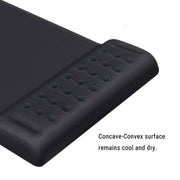 Tappetino per mouse traspirante con rimbalzo lento in memory foam rettangolare