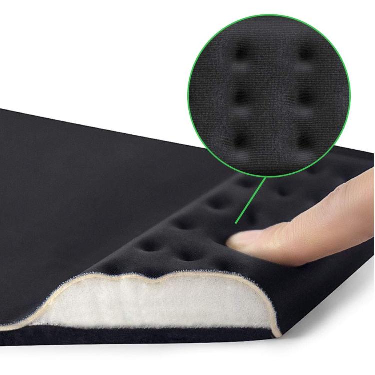 Tappetino per mouse traspirante con rimbalzo lento in memory foam rettangolare