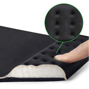 Tappetino per mouse traspirante con rimbalzo lento in memory foam rettangolare