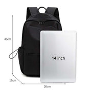 SKV B1530 Zaino per studenti di grande capacità, zaino casual a doppia spalla per laptop