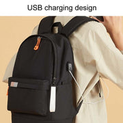 SKV B21071 Zaino per laptop a doppia spalla per studenti, grande capacità, per viaggi e tempo libero