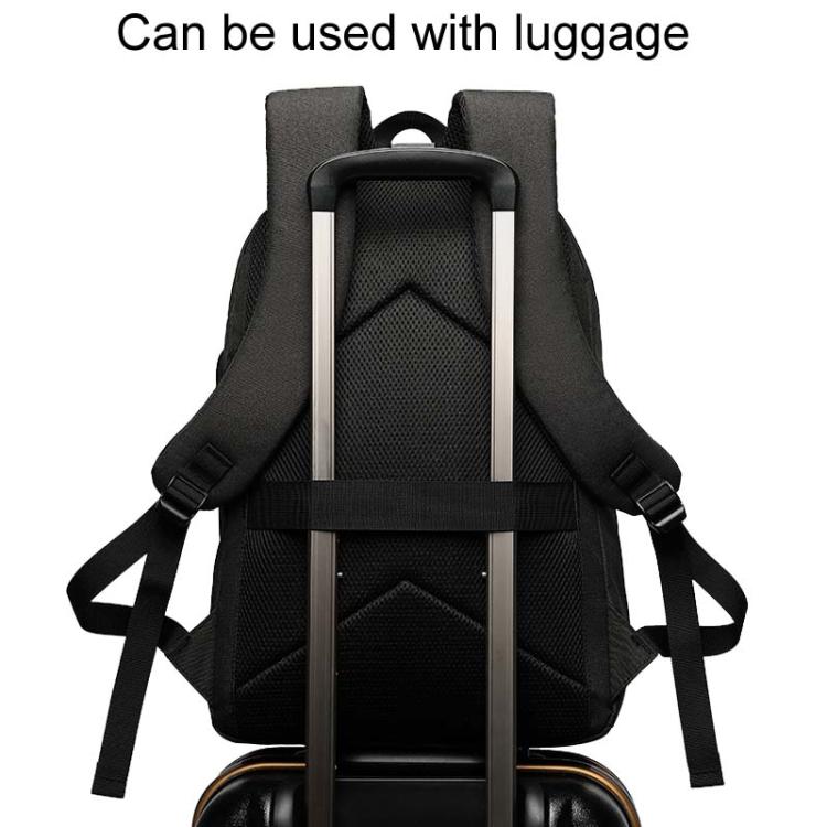 SKV B20537 Zaino per laptop di grande capacità, leggero, con doppia tracolla, da viaggio