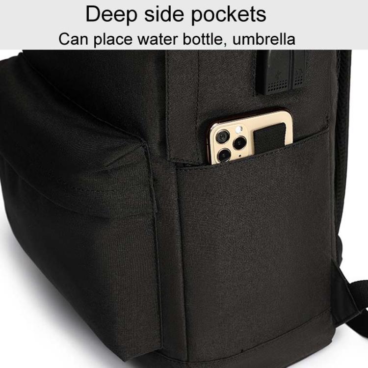 SKV B20537 Zaino per laptop di grande capacità, leggero, con doppia tracolla, da viaggio