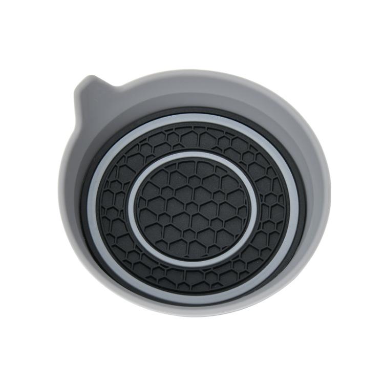 Sottobicchiere per acqua a doppio anello, antiscivolo e termoisolante, a forma di ciotola per auto, Black, Red, Gray, Pink, Blue, Yellow, White, Purple