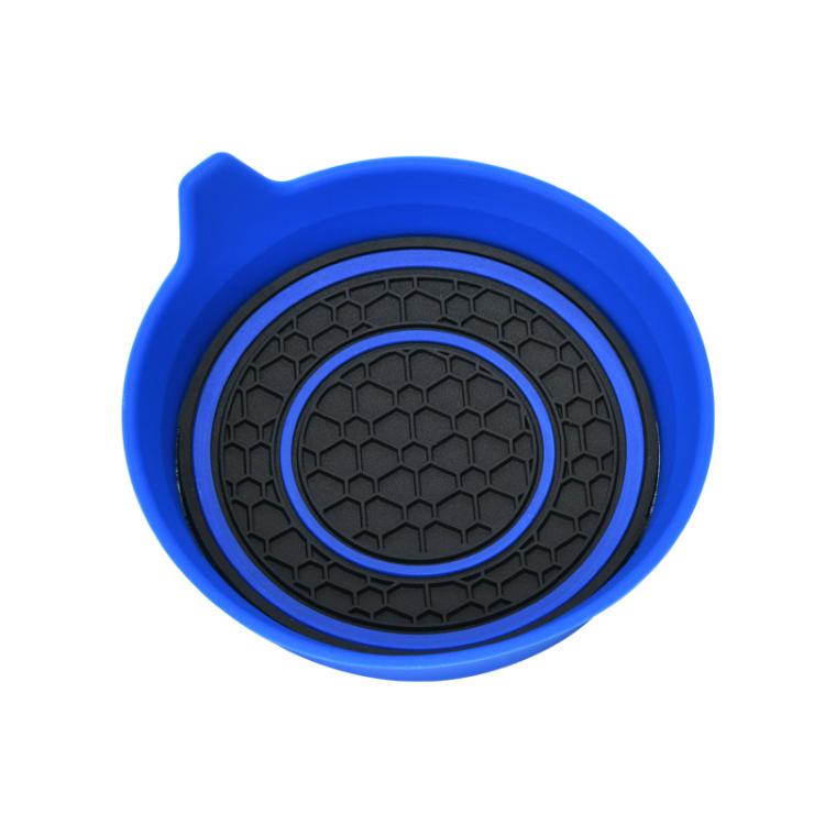Sottobicchiere per acqua a doppio anello, antiscivolo e termoisolante, a forma di ciotola per auto, Black, Red, Gray, Pink, Blue, Yellow, White, Purple